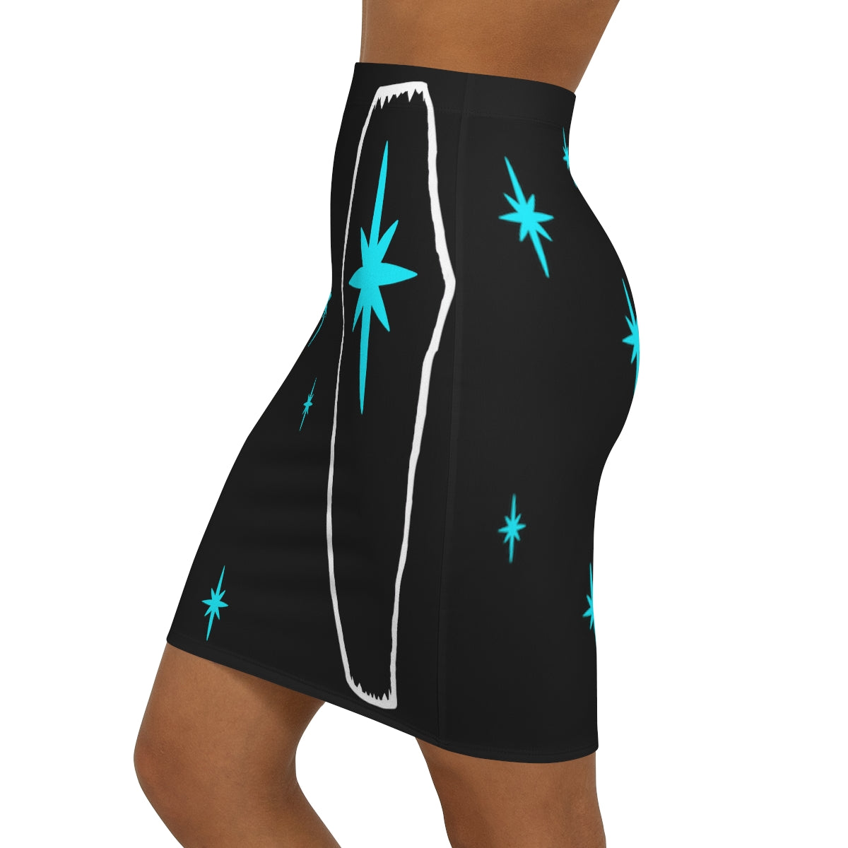 Starburst Coffin Pencil Skirt