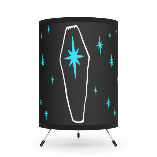 Starburst Coffin Tripod Lamp