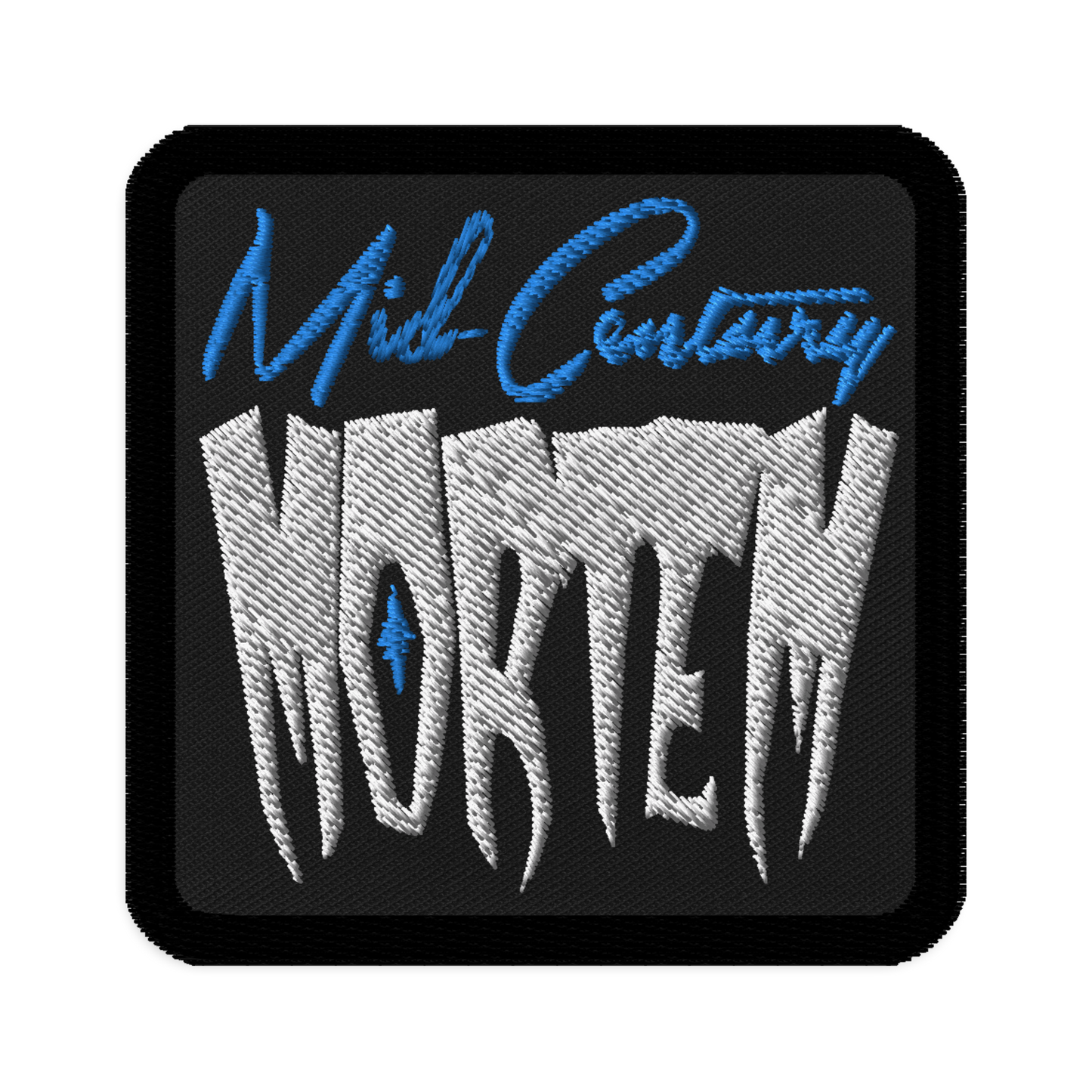 Mid-Century Mortem Logo Embroidered patch